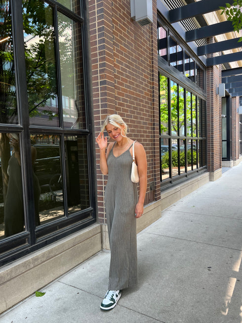 Everyday Ease Ribbed Jumpsuit// Olive *RESTOCKED*